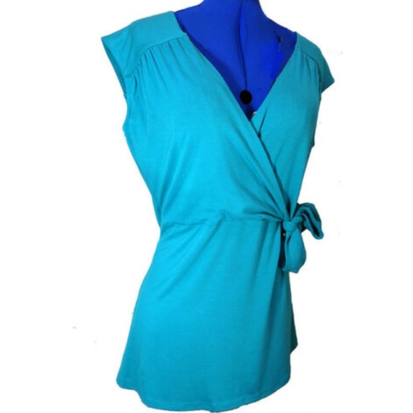 RW & CO. Short Sleeve Top Tee Shirt Size M/M Blue - Picture 3 of 7